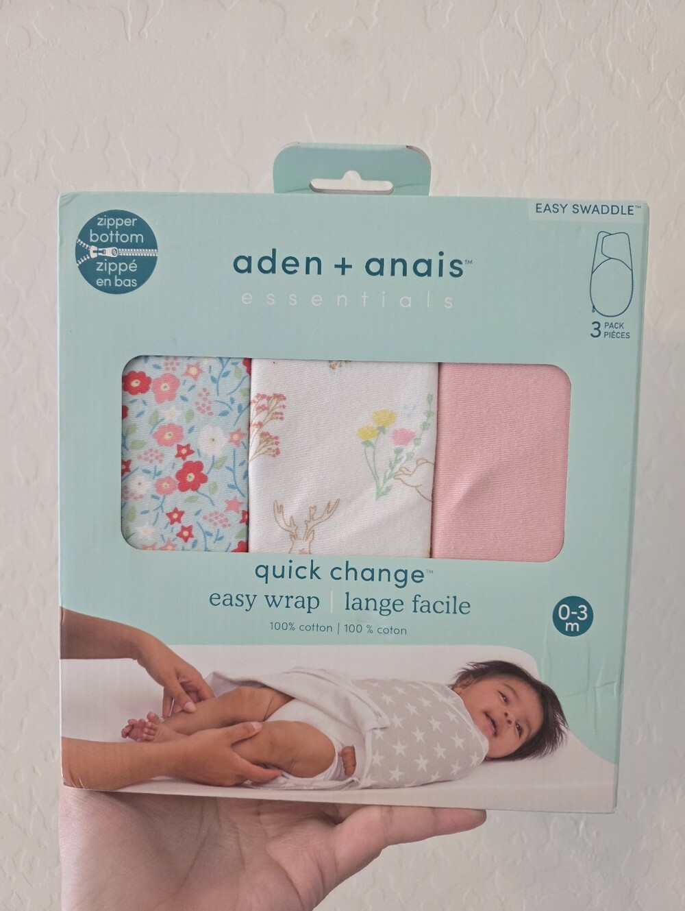 Aden + Anais Quick Change Easy Wrap Swaddle